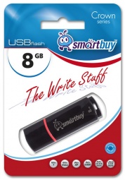 USB Flash Smart Buy  8Gb Crown black
